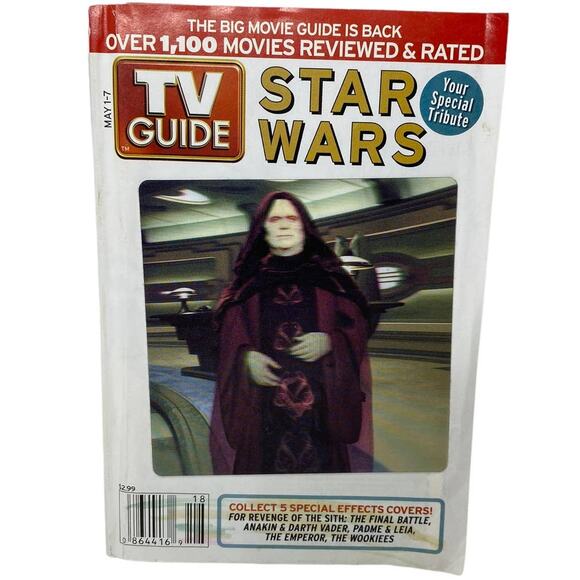 Star Wars The Phantom Menace I VHS & TV Guide May 1-5 2005 Bundle - Picture 3 of 11